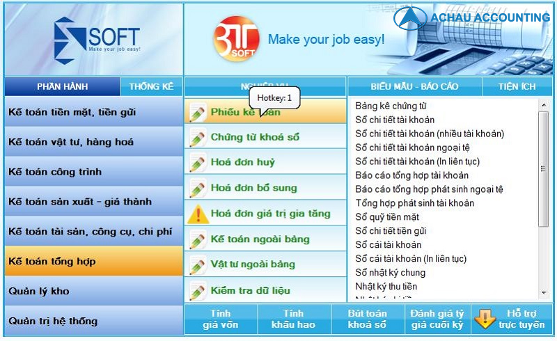 Phần mềm kế toán doanh nghiệp