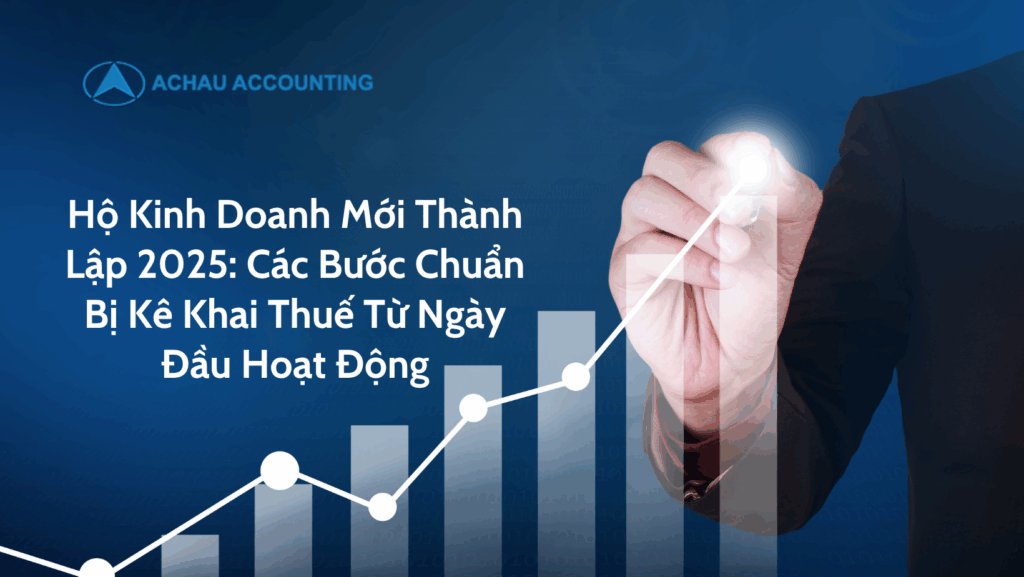 Hộ Kinh Doanh Mới Thành Lập 2025: Các Bước Chuẩn Bị Kê Khai Thuế Hộ Kinh Doanh Từ Ngày Đầu Hoạt Động 1 Hộ Kinh Doanh Mới Thành Lập 2025