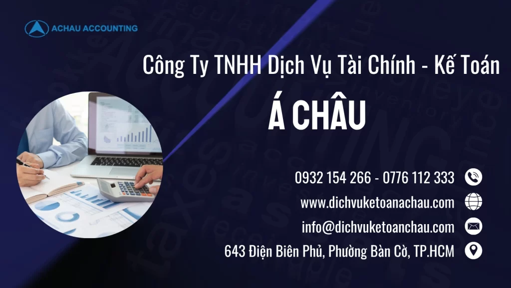 Công ty TNHH Dịch Vụ Tài chính - Kế toán Á Châu
