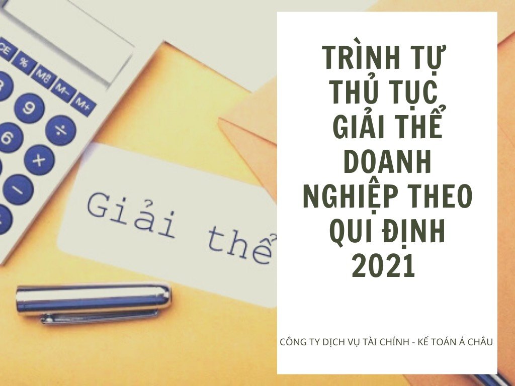 Trình tự thực hiện thủ tục giải thể doanh nghiệp