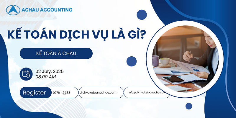 Kế toán dịch vụ là gì