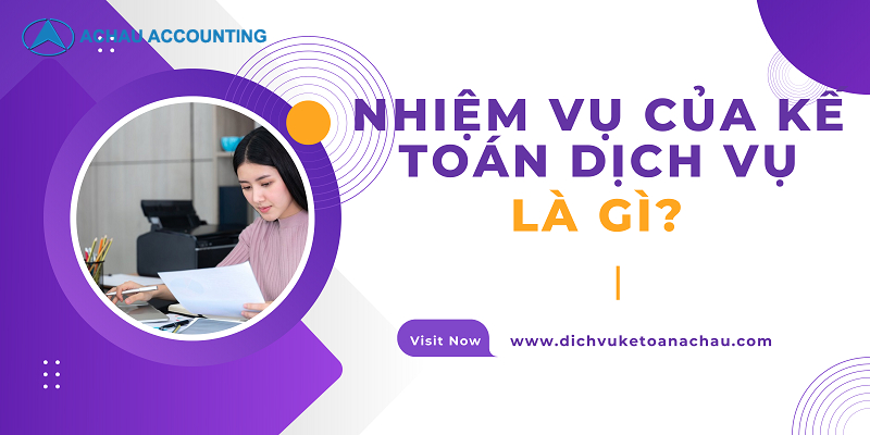 Kế toán dịch vụ là gì