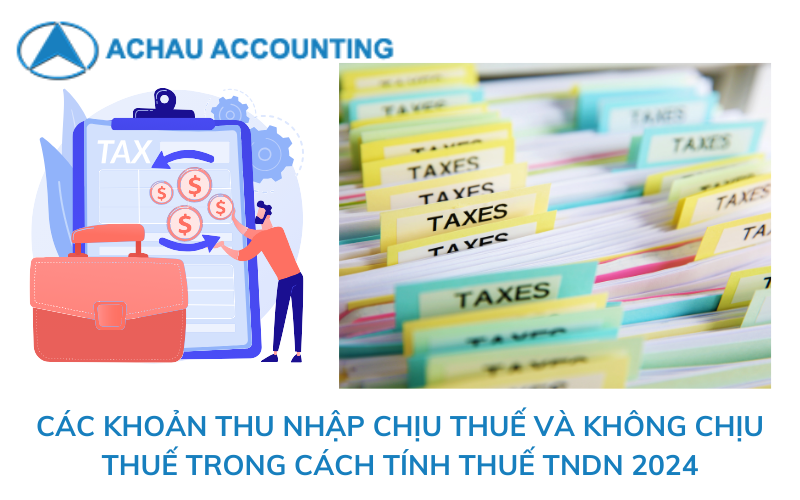 Cách tính thuế TNDN 2024