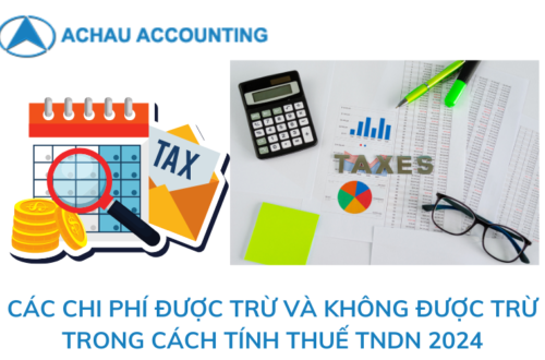 Cách tính thuế TNDN 2024