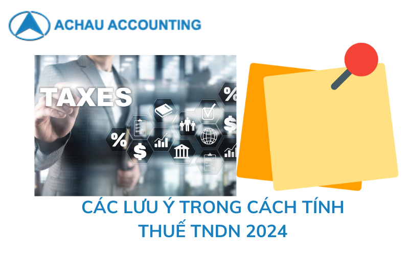 Cách tính thuế TNDN 2024