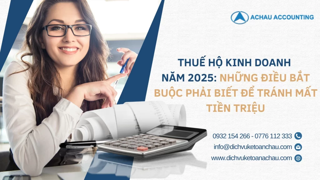 Thuế hộ kinh doanh 2025: Những điều bắt buộc phải biết để tránh mất tiền triệu 1 Thuế hộ kinh doanh 2025: Những điều bắt buộc phải biết để tránh mất tiền triệu - Hình 1